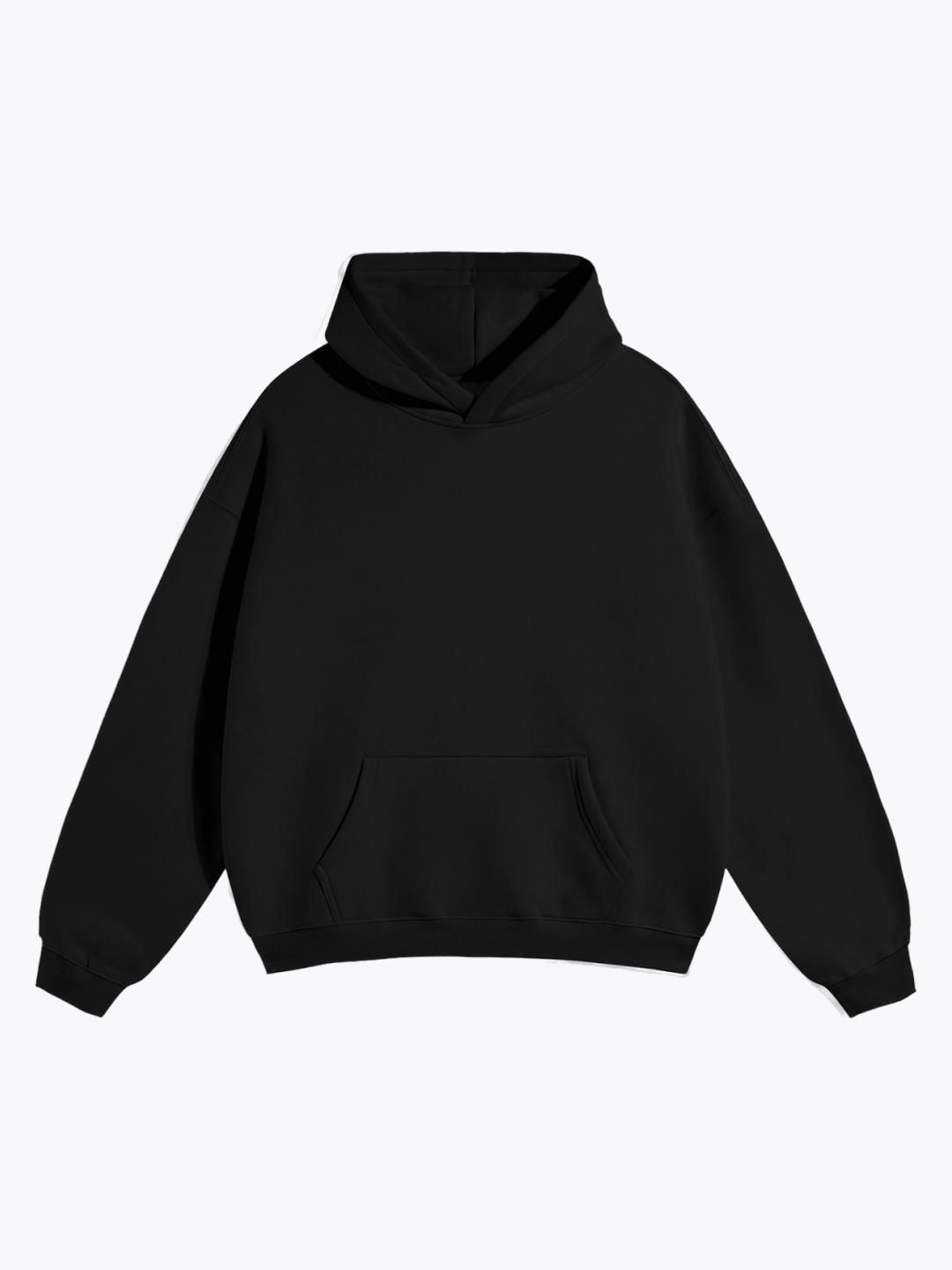 Ribbon Sleeve Oversized Hoodie - Midnight Cloud | Heavin