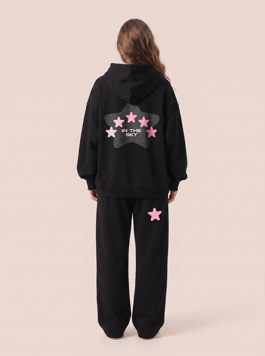 In The Sky Oversized Hoodie - Midnight Cloud