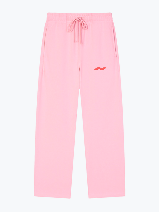 Heavin Homebody heavyweight wide-leg sweatpants in Candy Pink on Pink Skies