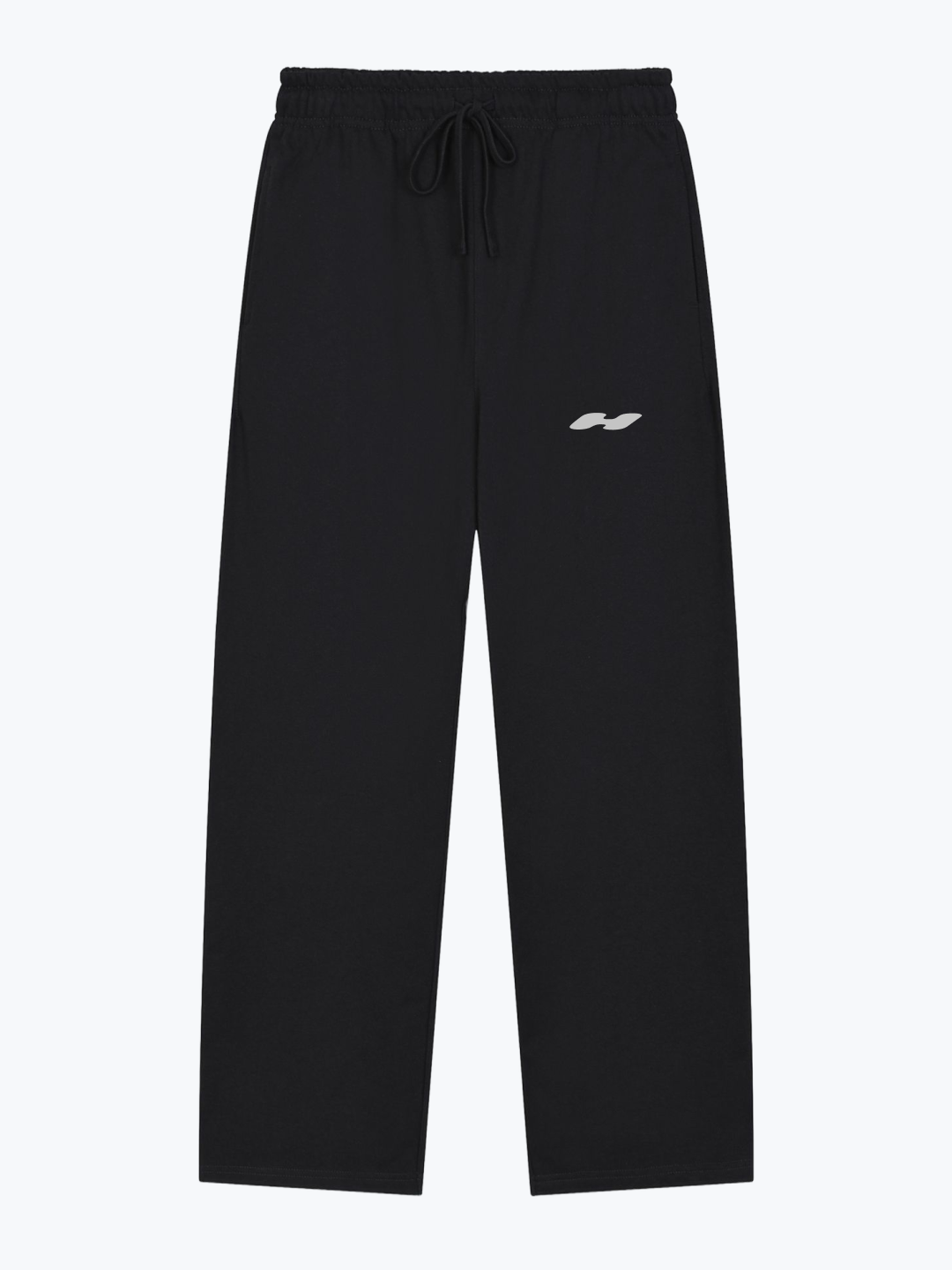 Heavin Homebody heavyweight wide-leg sweatpants in Light Gray on Midnight