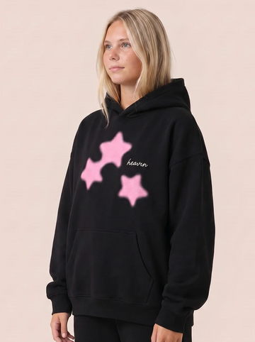Triplets Oversized Hoodie - Midnight Cloud