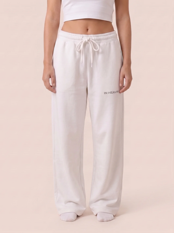 In Heavin Heavyweight Sweatpants - Cloud White