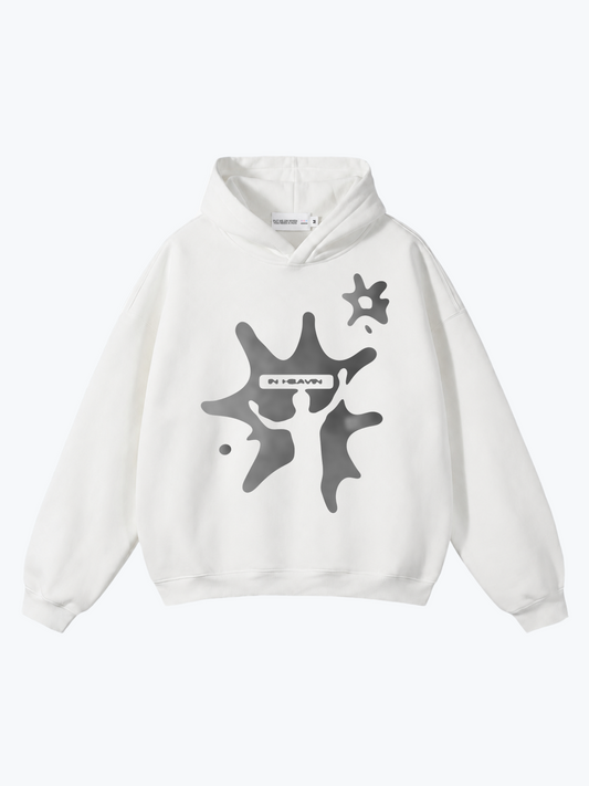 Heavin In Heavin oversized hoodie in Cloud White, 350 GSM heavyweight fleece