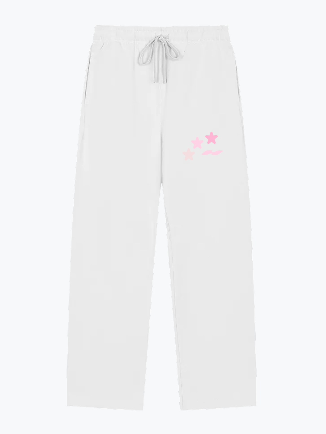 Heavin Stars heavyweight wide-leg sweatpants in Cloud White